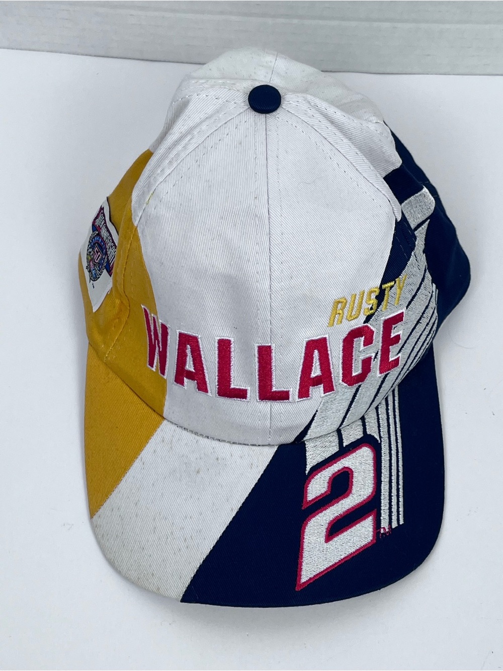 Vintage #2 Rusty Wallace NASCAR 50th Anniversary Adjustable Snap Back Cap OS